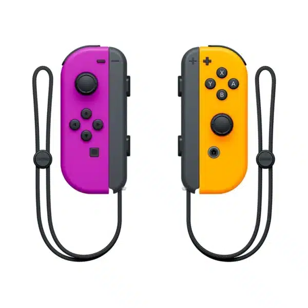Nintendo Joy-Con (LR) Wireless Controllers Purple-Neon Orange - Image 2