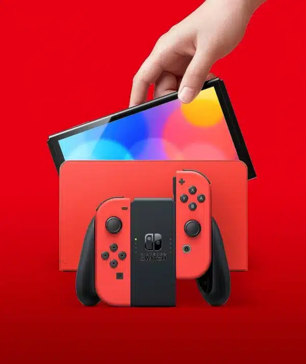 Nintendo Switch OLED Model Mario Red Edition - Image 2