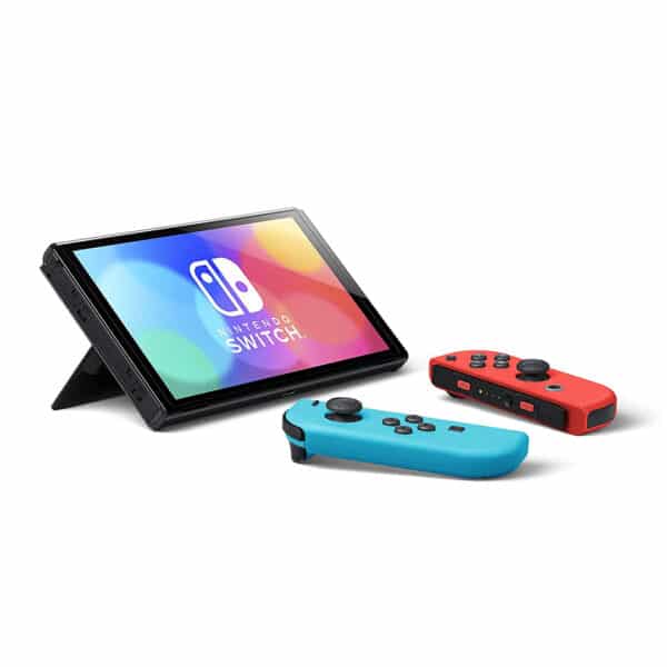 Nintendo Switch OLED Model Neon เครื่องนินเทนโดสวิตช์ รุ่น OLED สีนีออน ฟรีกันรอยกระจก - Image 5