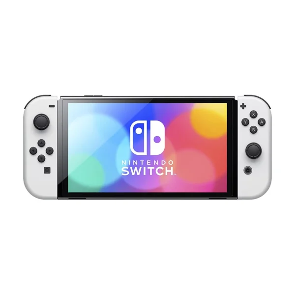 Nintendo Switch OLED Model Neon White Joy-Con - Image 3