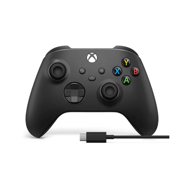 Xbox Core Wireless Controller + USB-C Cable – Carbon Black - Image 2