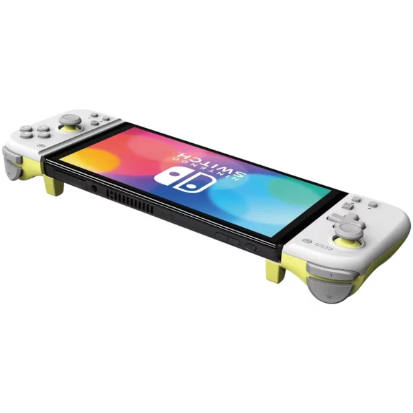 HORI Split Pad Compact Light Gray & Yellow for Nintendo Switch