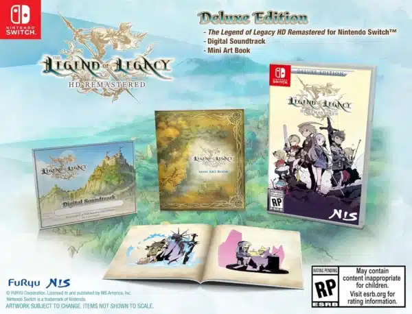 The Legend of Legacy HD Remastered Deluxe Edition Nintendo Switch