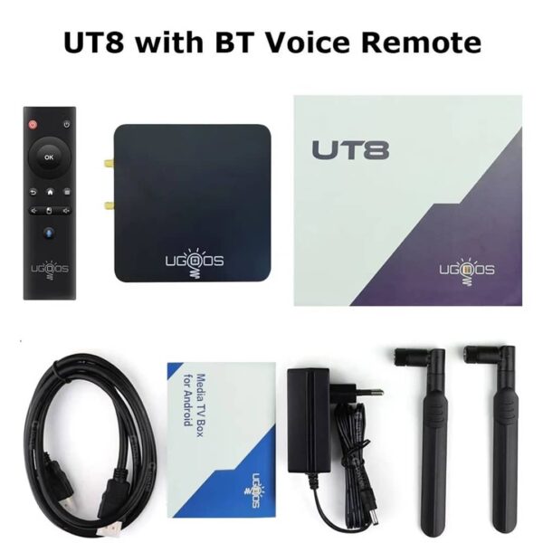 UGOOS UT8 PRO Android 11.0 TV BOX 8GB 64GB RK3568 1000M LAN WiFi